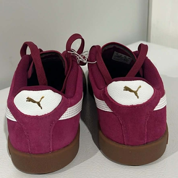 Puma Women's Sneakers in Burgundy and White - Picture 4 of 7